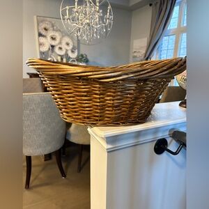 Wicker basket brand new 22”L x 19”W x 9”H